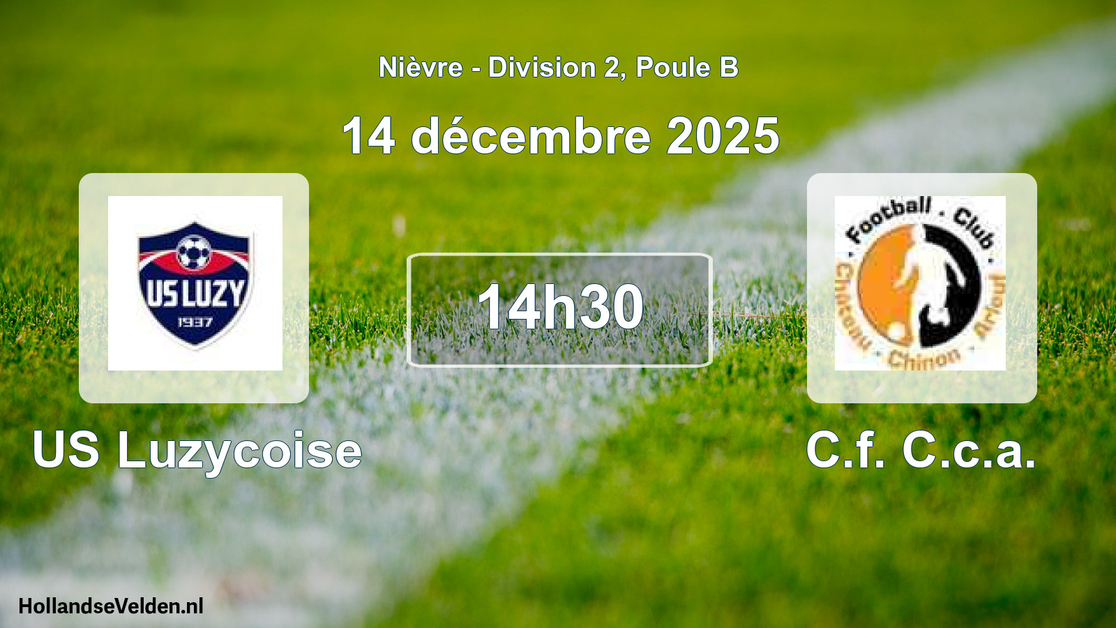 Scheduled Match: US Luzycoise - C.f. C.c.a. (14 December 2025)