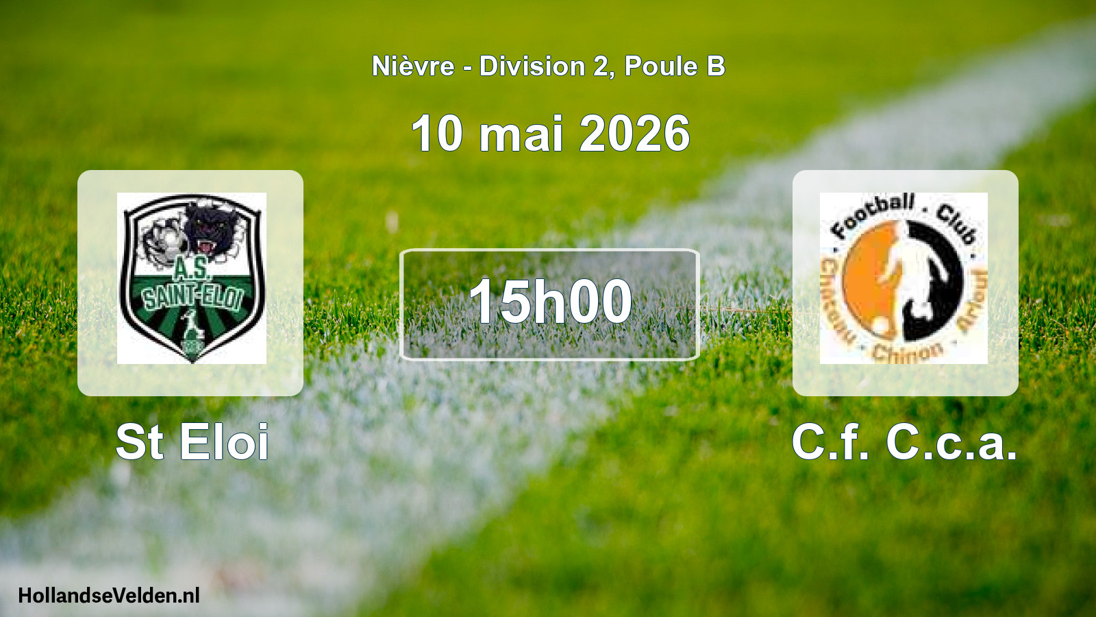 Match programmé: St Eloi - C.f. C.c.a. (10 mai 2026)