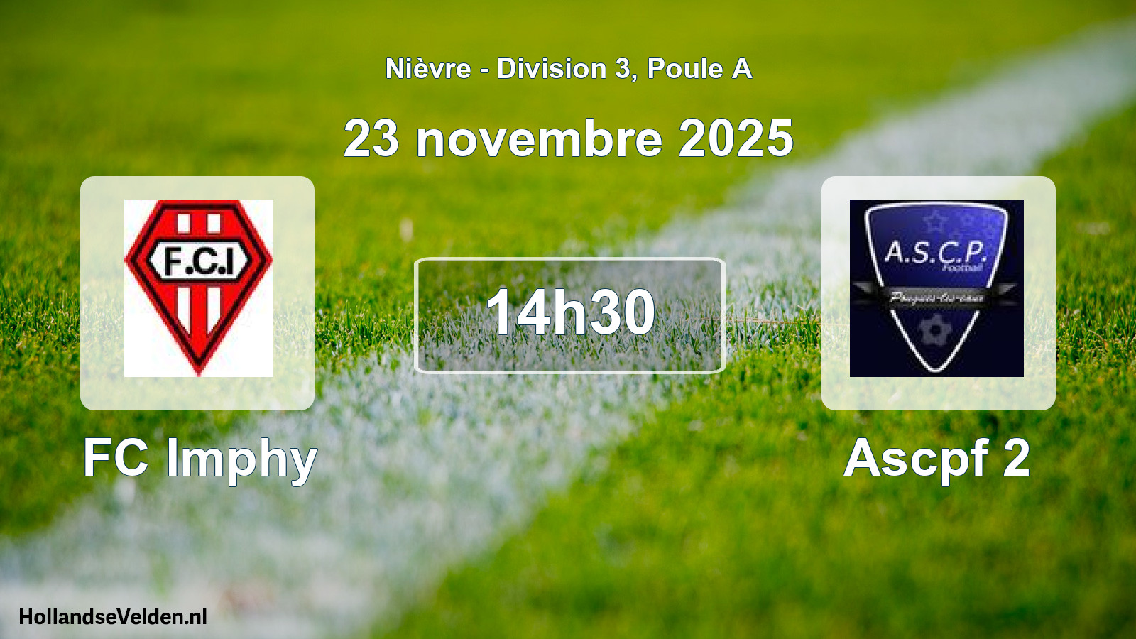 Scheduled Match: FC Imphy - Ascpf 2 (23 November 2025)