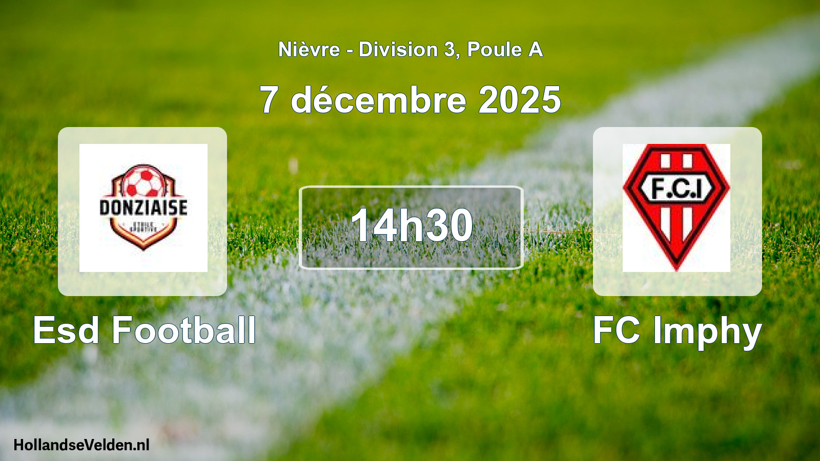 Scheduled Match: Esd Football - FC Imphy (7 December 2025)