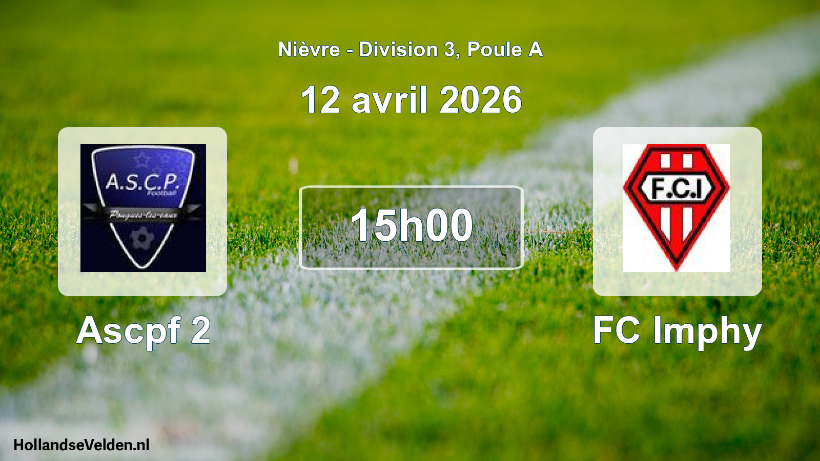 Scheduled Match: Ascpf 2 - FC Imphy (12 April 2026)