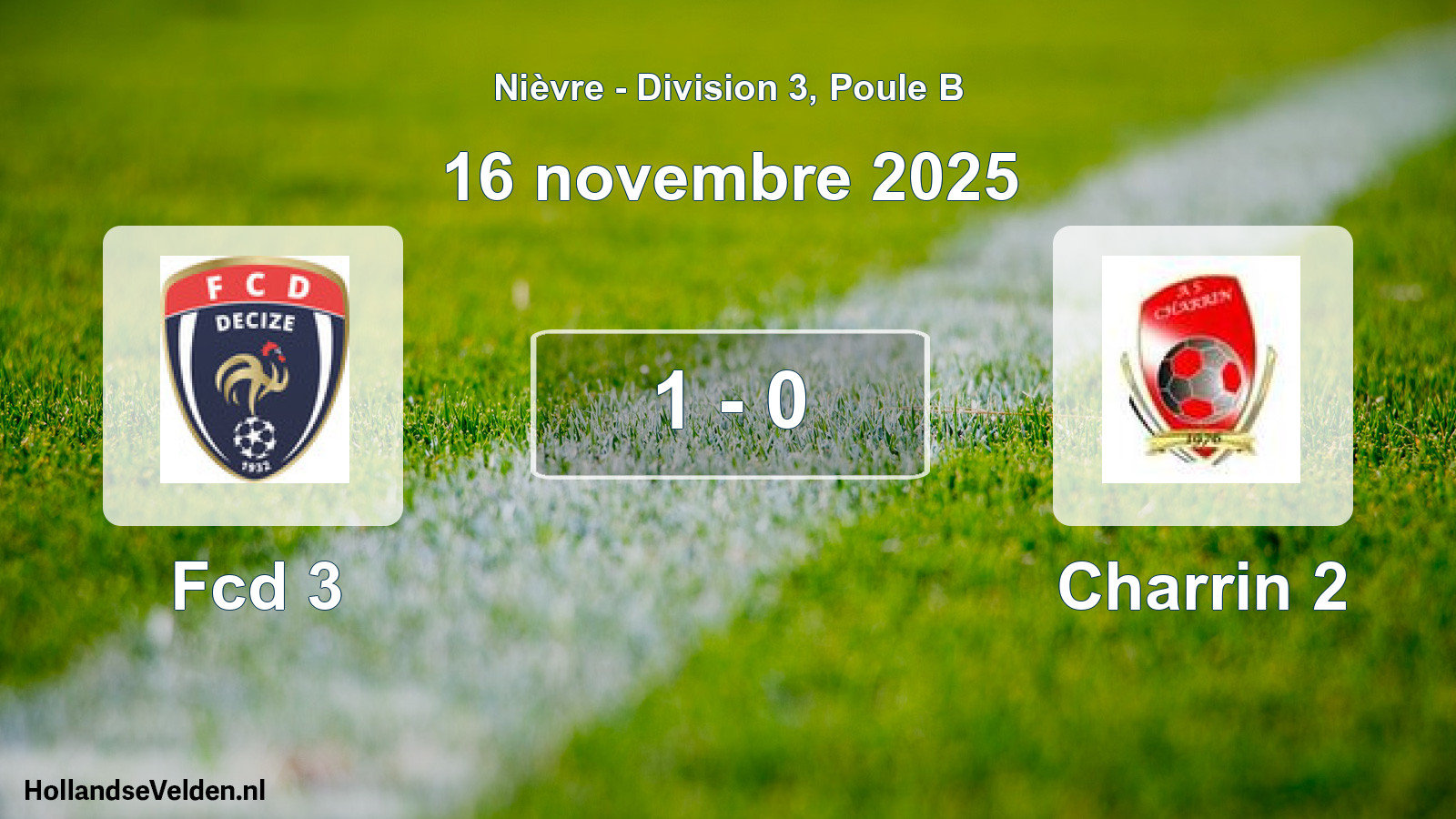 Total number of matches played: Fcd 3 - Charrin 2 1 - 0 (16 November 2025)