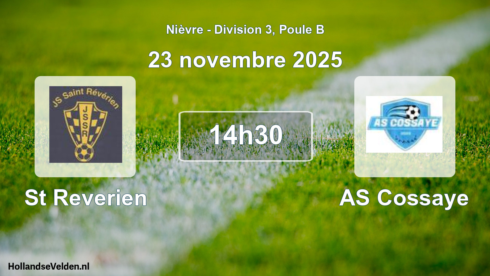Scheduled Match: St Reverien - AS Cossaye (23 November 2025)
