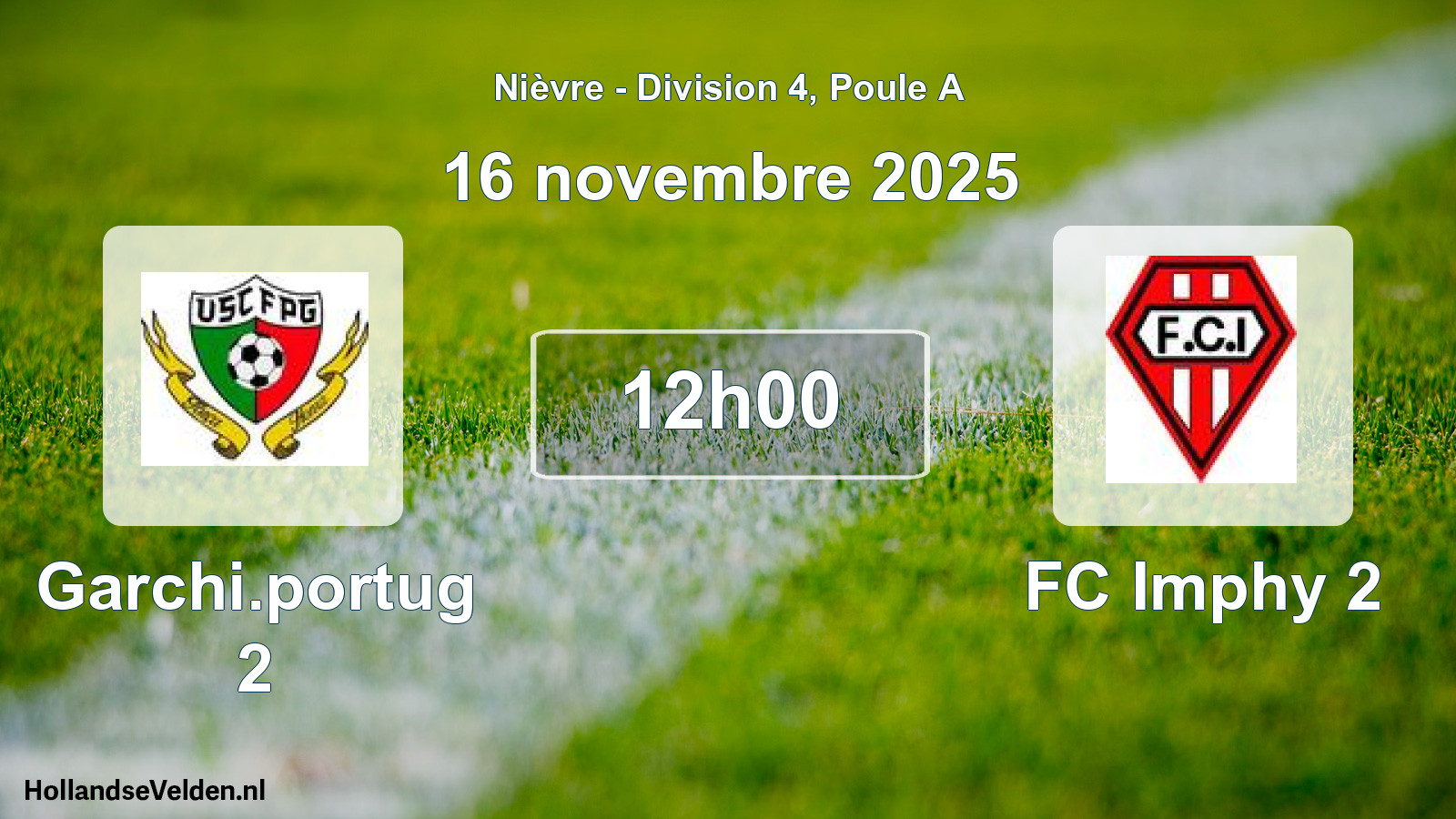Scheduled Match: Garchi.portug 2 - FC Imphy 2 (16 November 2025)