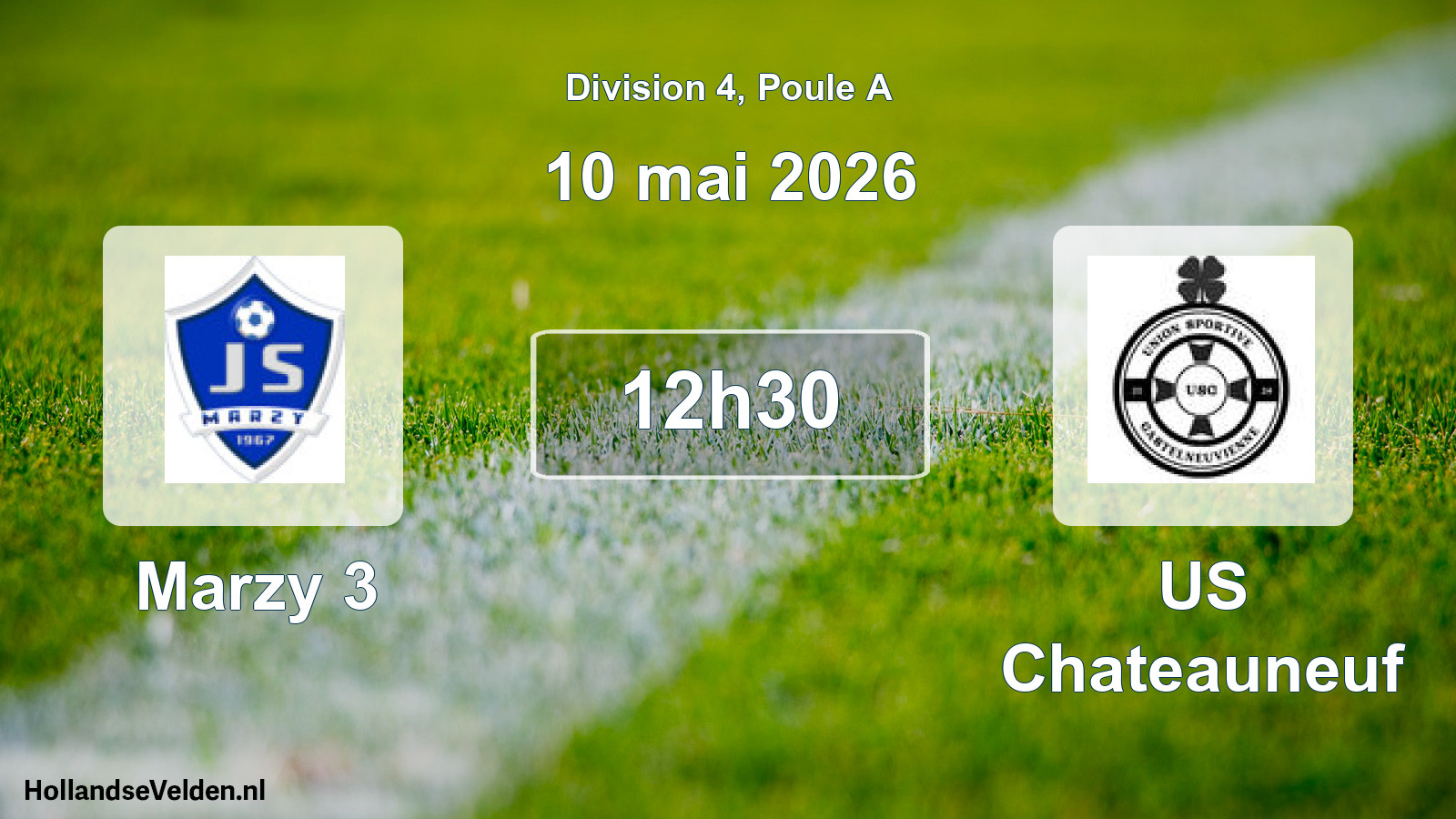 Geplande wedstrijd: Marzy 3 - US Chateauneuf (10 mei 2026)