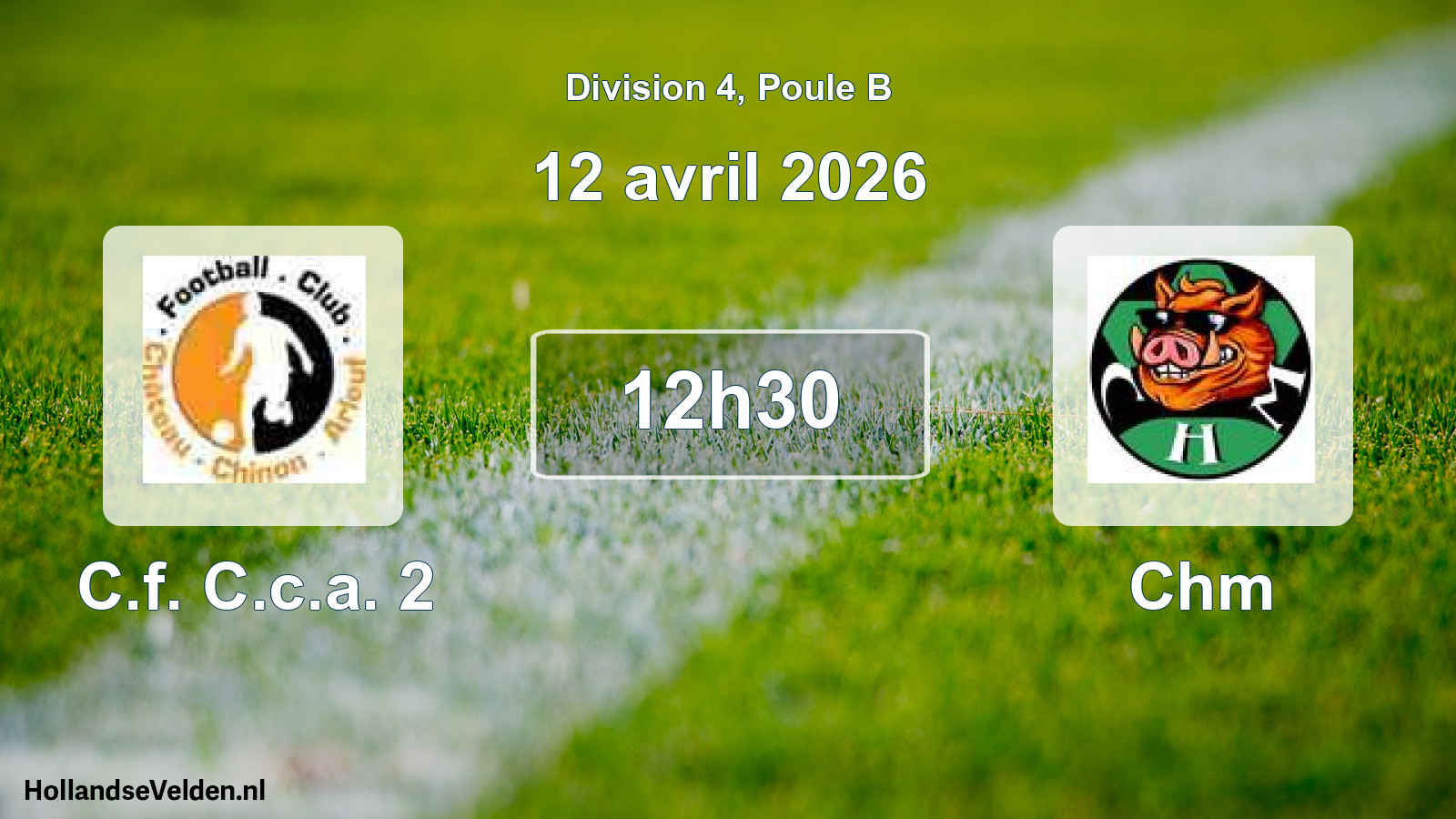 Scheduled Match: C.f. C.c.a. 2 - Chm (12 April 2026)