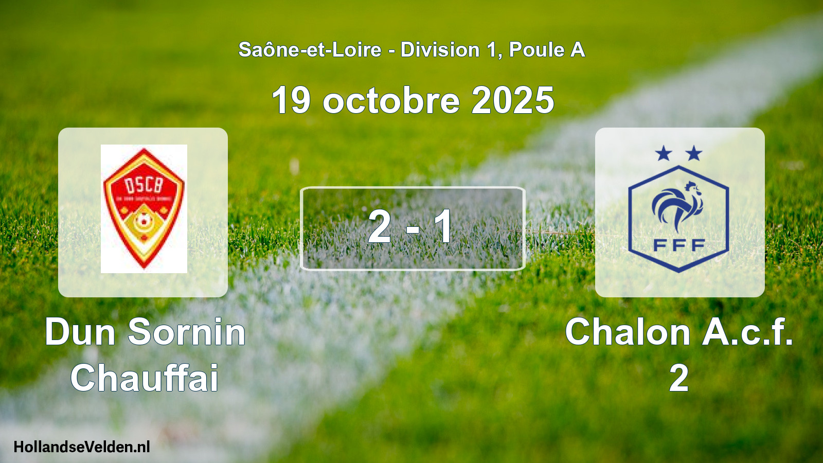 Total number of matches played: Dun Sornin Chauffai - Chalon A.c.f. 2 2 - 1 (19 October 2025)