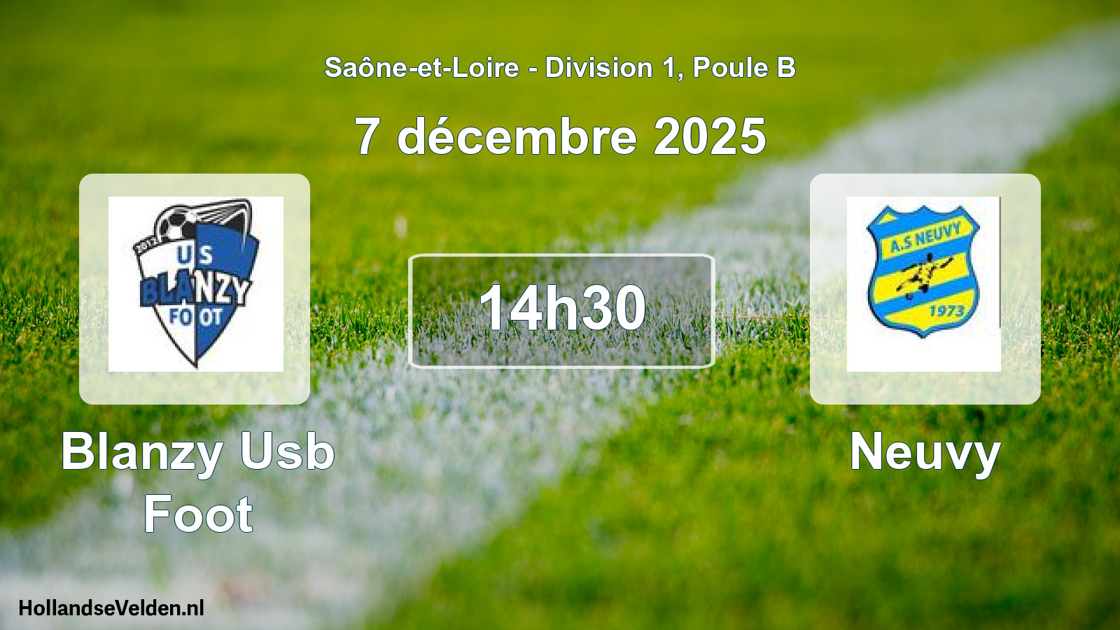 Scheduled Match: Blanzy Usb Foot - Neuvy (7 December 2025)
