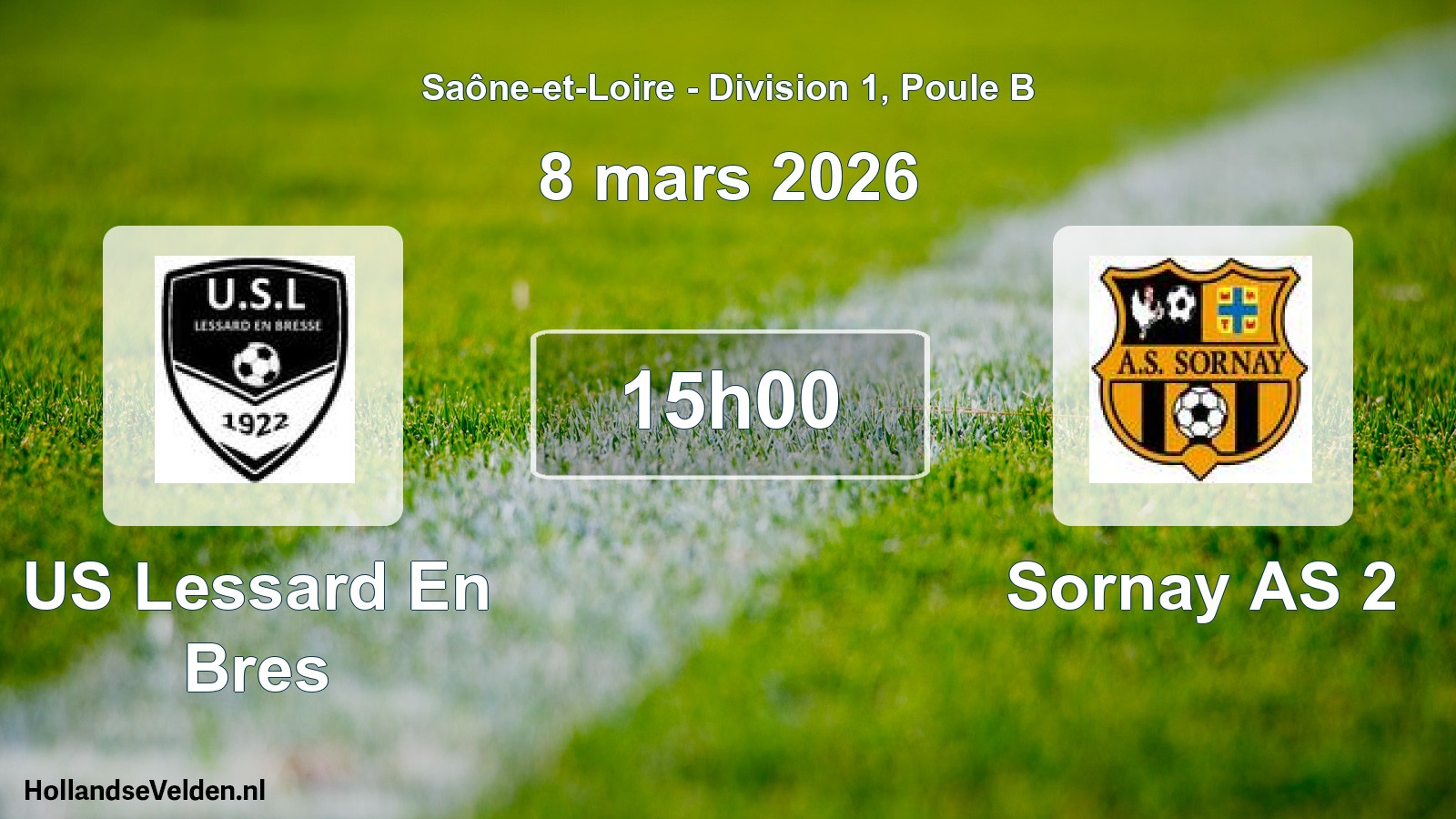 Scheduled Match: US Lessard En Bres - Sornay AS 2 (8 March 2026)