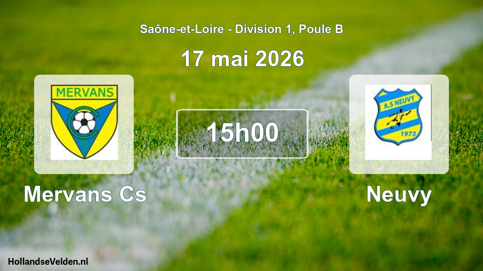 Scheduled Match: Mervans Cs - Neuvy (17 May 2026)