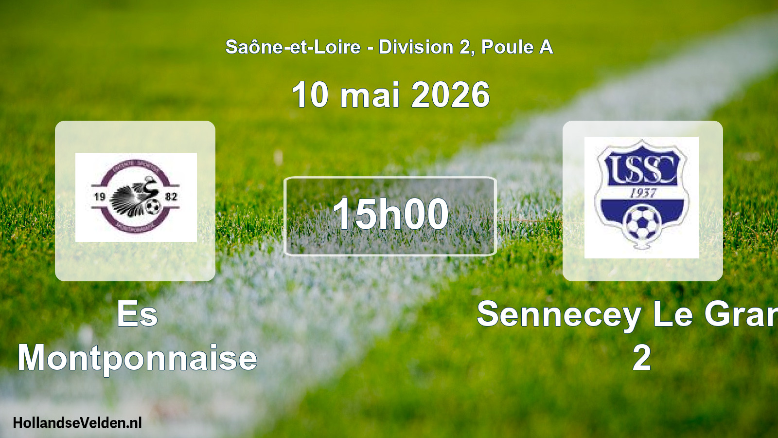 Match programmé: Es Montponnaise - Sennecey Le Grand 2 (10 mai 2026)