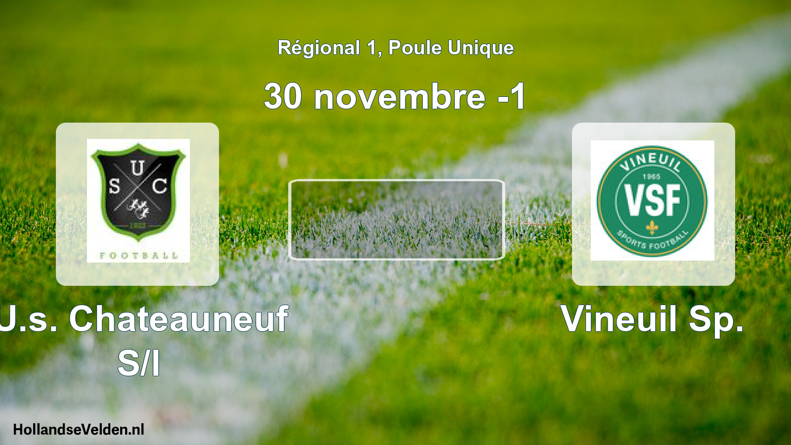 Geplande wedstrijd: U.s. Chateauneuf S/l - Vineuil Sp. (30 november -1)