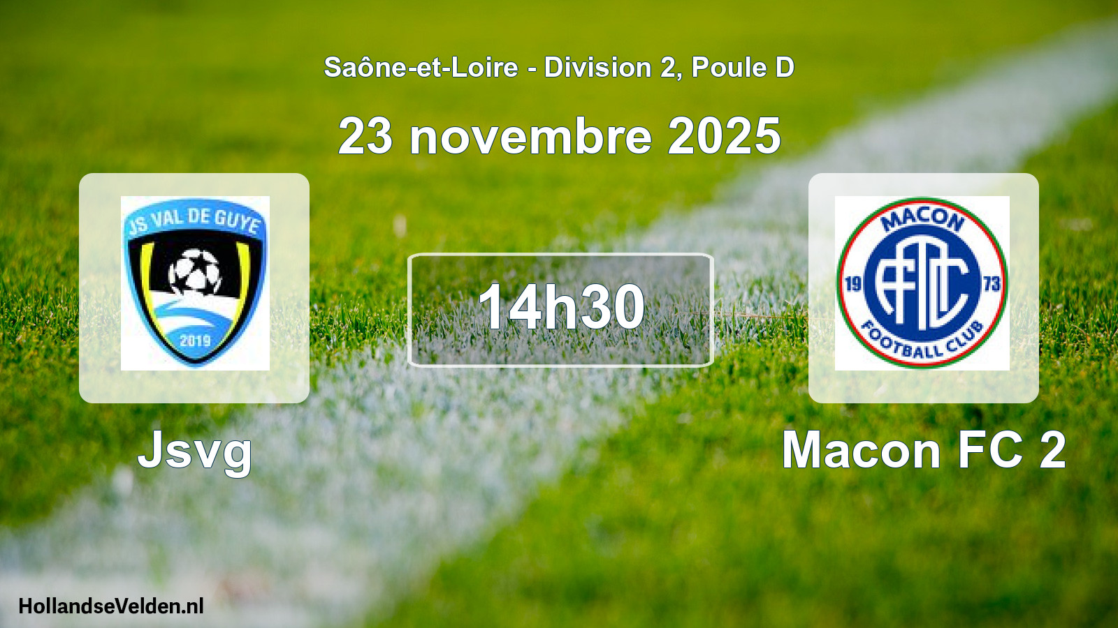 Scheduled Match: Jsvg - Macon FC 2 (23 November 2025)