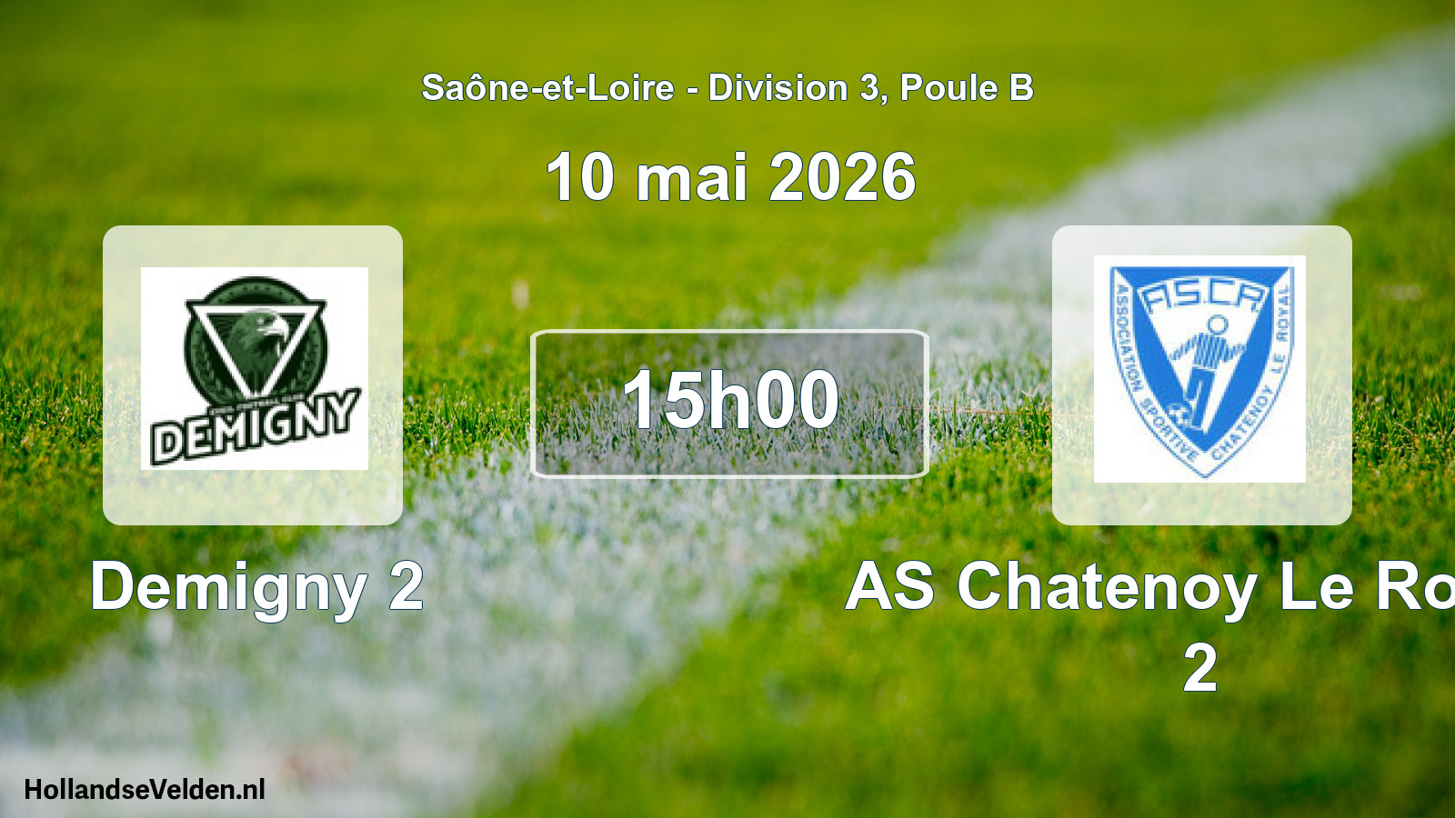 Scheduled Match: Demigny 2 - AS Chatenoy Le Royal 2 (10 May 2026)