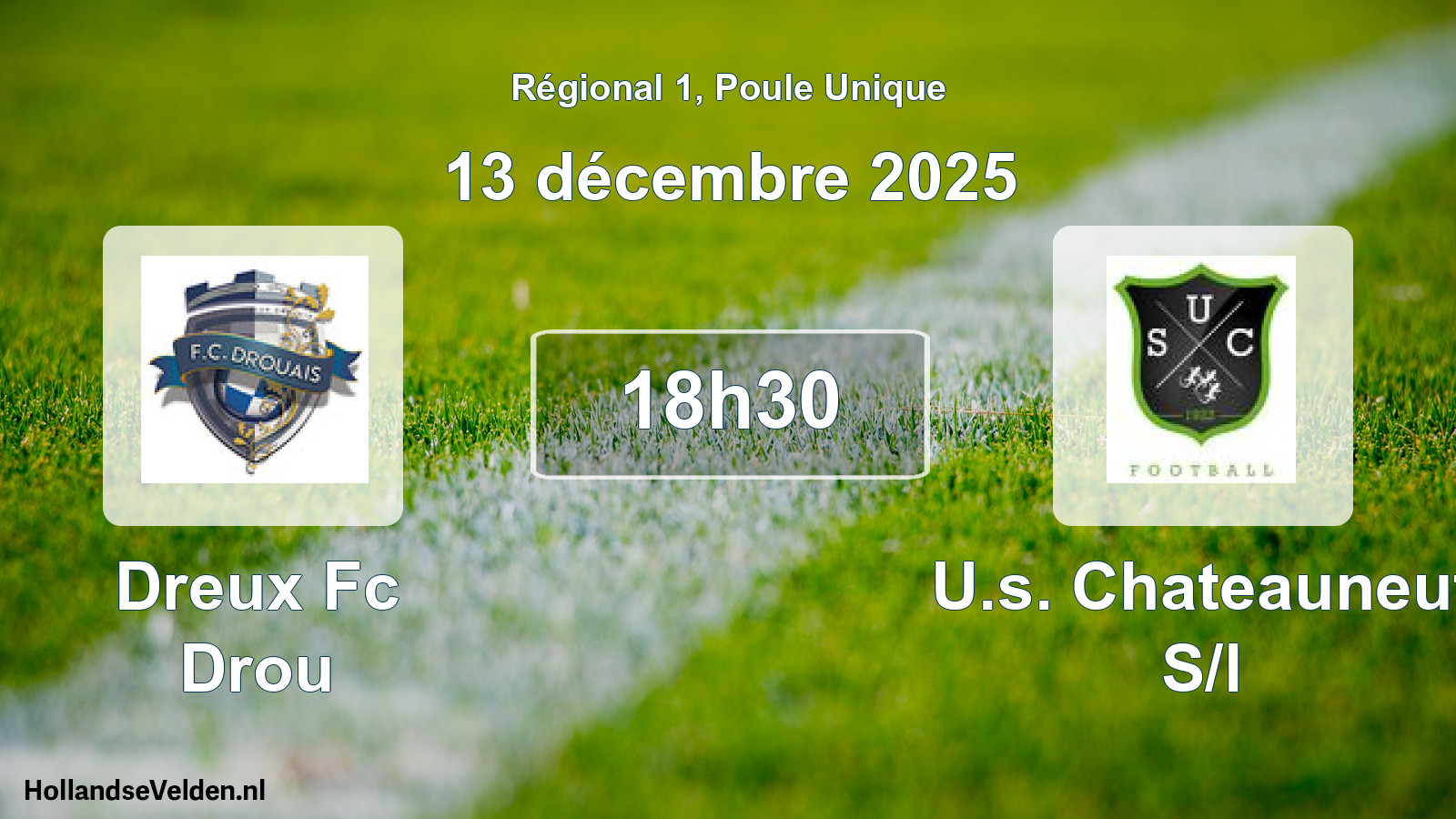 Geplande wedstrijd: Dreux Fc Drou - U.s. Chateauneuf S/l (13 december 2025)