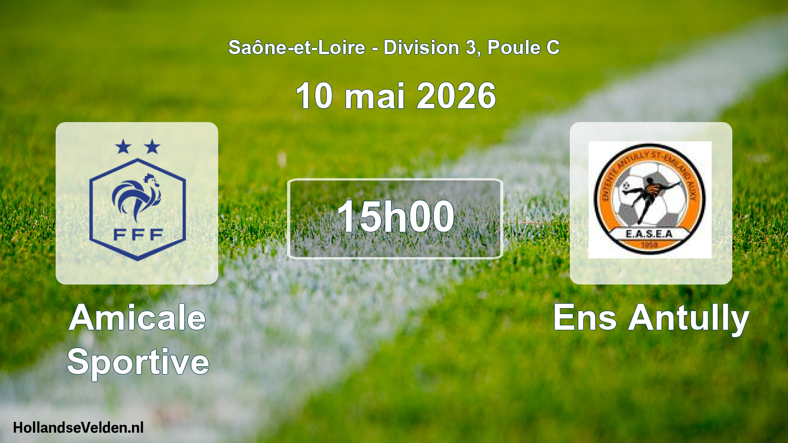 Scheduled Match: Amicale Sportive - Ens Antully (10 May 2026)