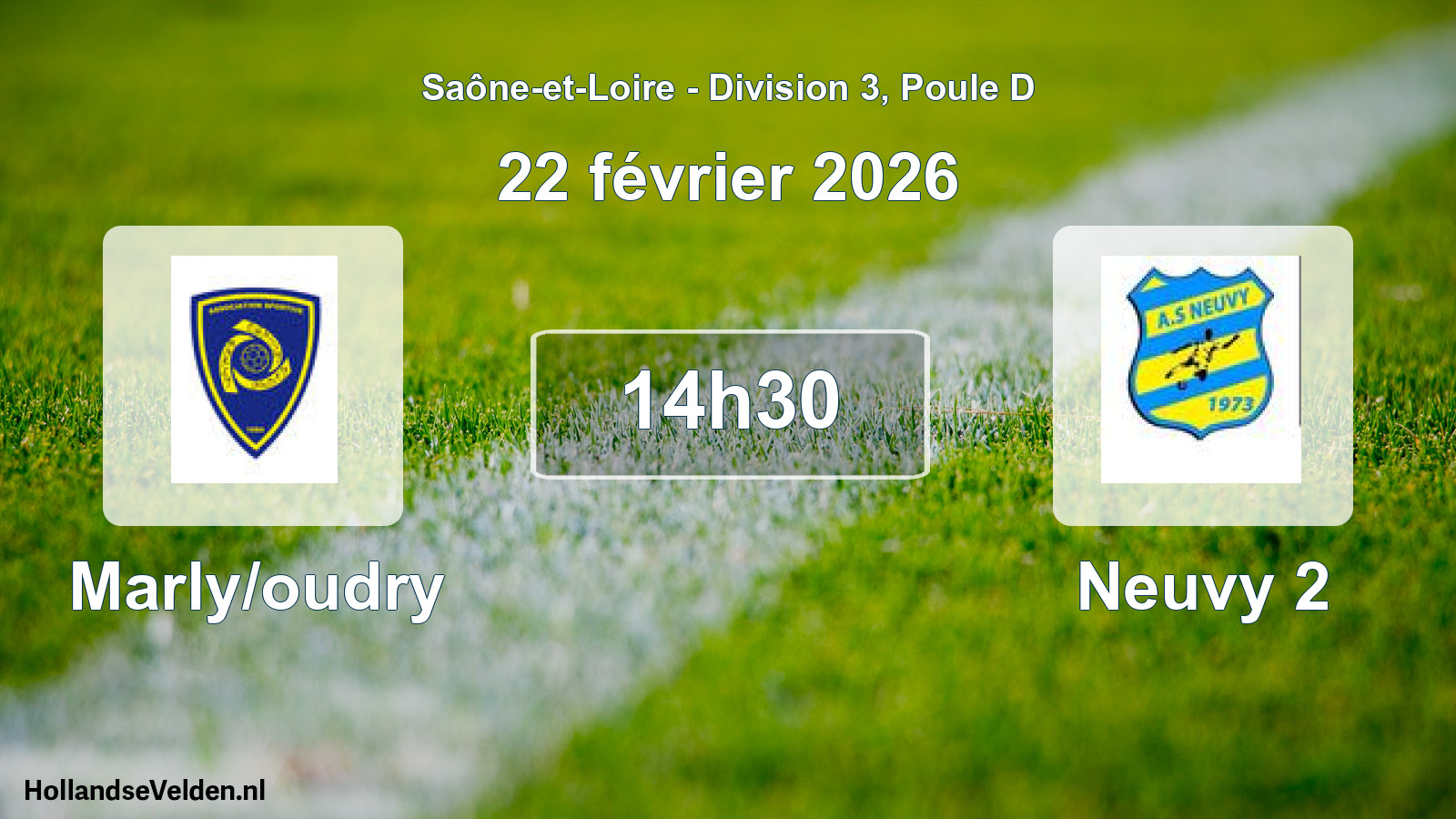 Scheduled Match: Marly/oudry - Neuvy 2 (22 February 2026)