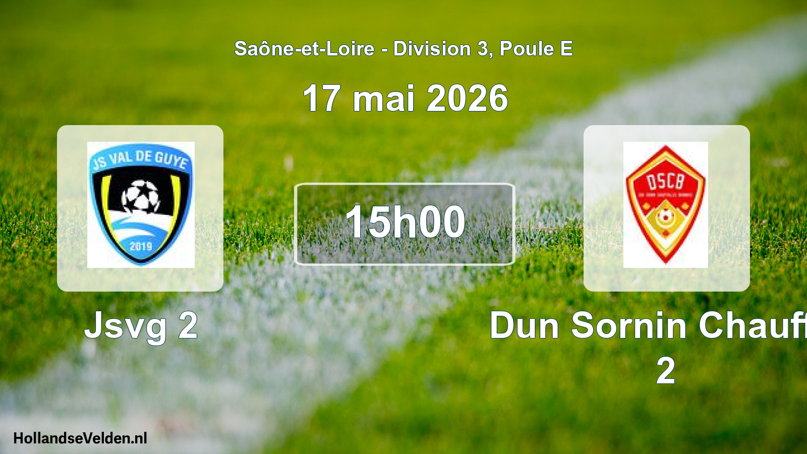 Scheduled Match: Jsvg 2 - Dun Sornin Chauffai 2 (17 May 2026)