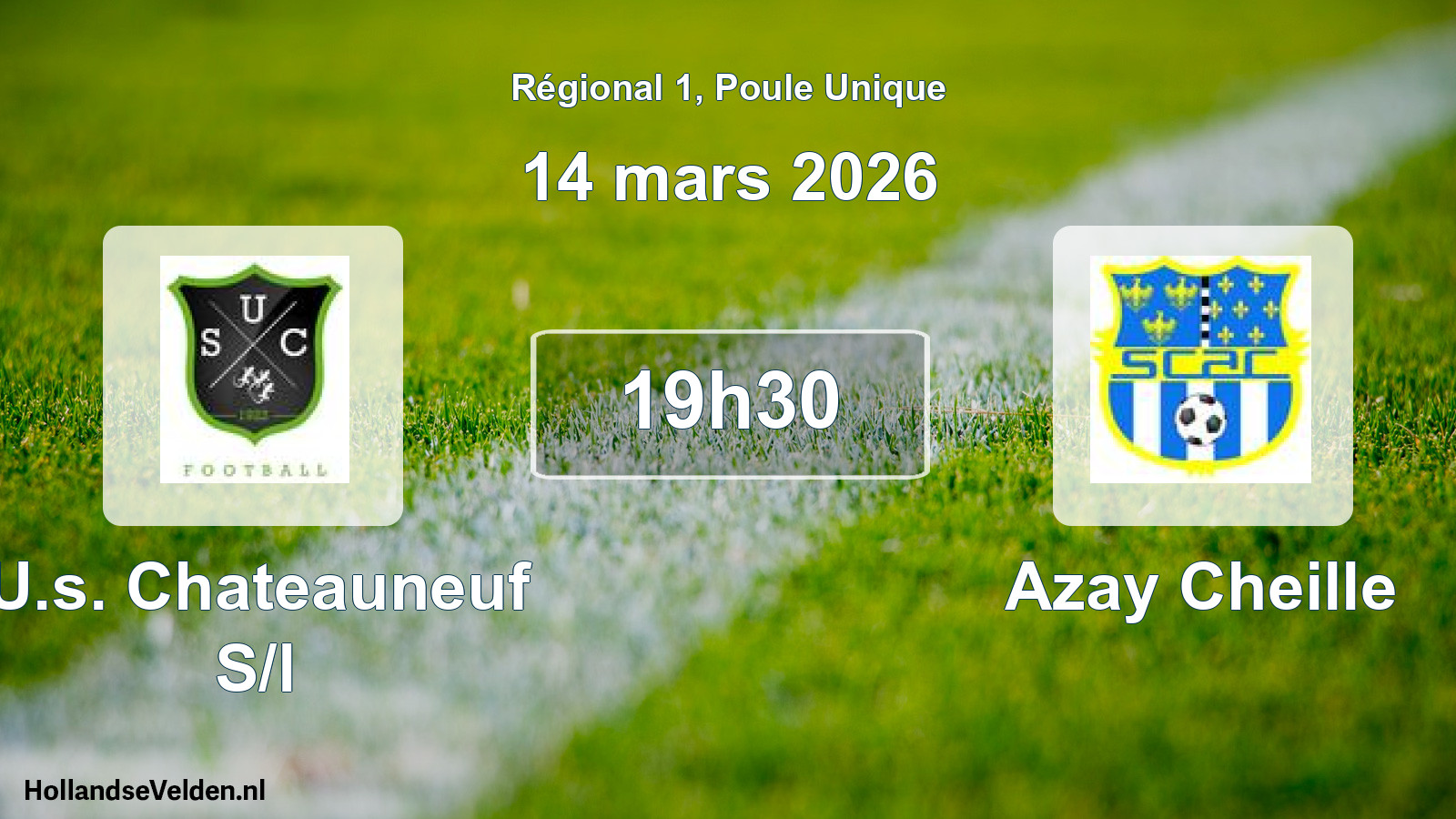 Scheduled Match: U.s. Chateauneuf S/l - Azay Cheille (14 March 2026)
