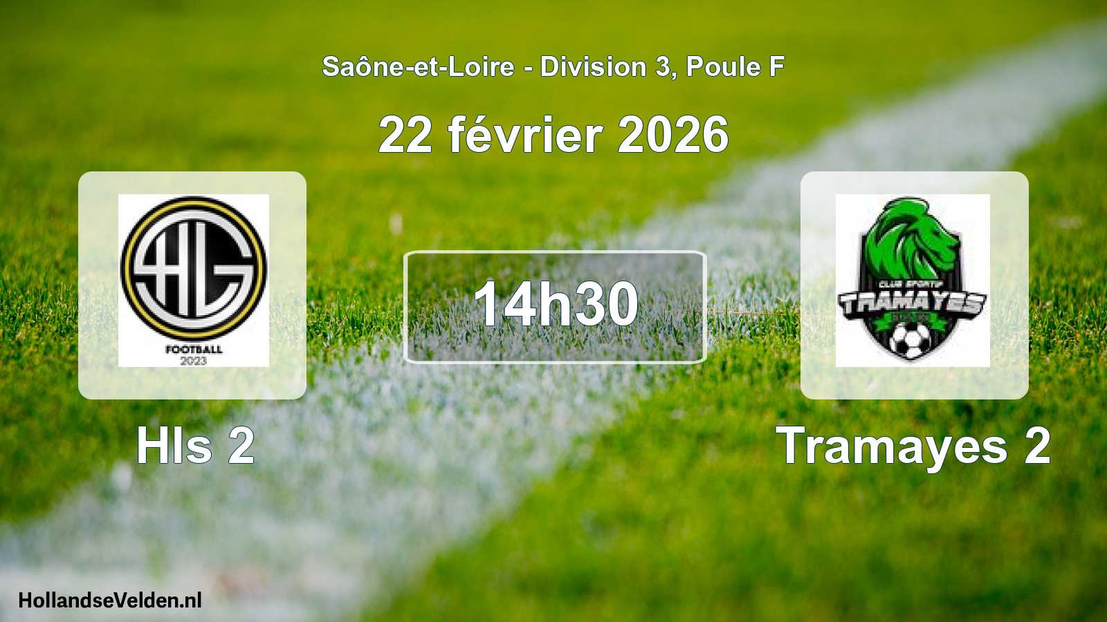 Match programmé: Hls 2 - Tramayes 2 (22 février 2026)