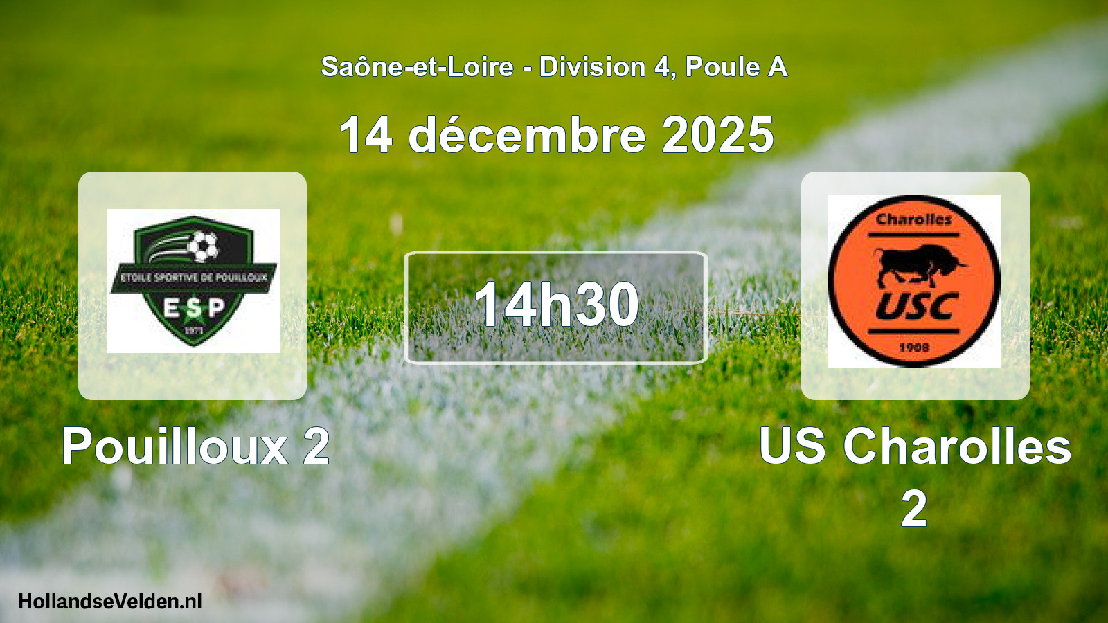 Scheduled Match: Pouilloux 2 - US Charolles 2 (14 December 2025)