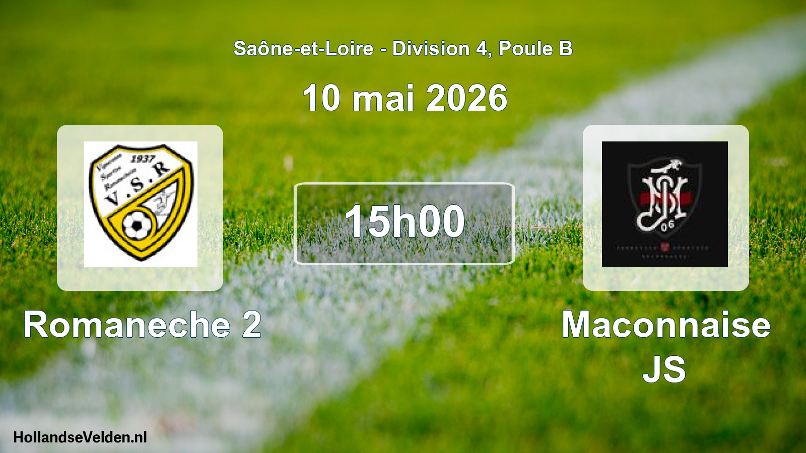 Scheduled Match: Romaneche 2 - Maconnaise JS (10 May 2026)