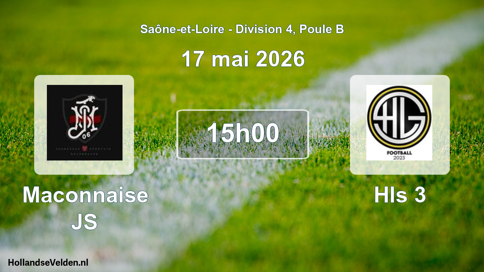 Scheduled Match: Maconnaise JS - Hls 3 (17 May 2026)