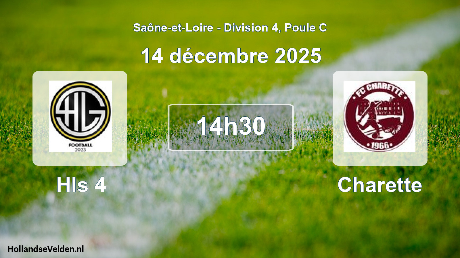 Scheduled Match: Hls 4 - Charette (16 November 2025)
