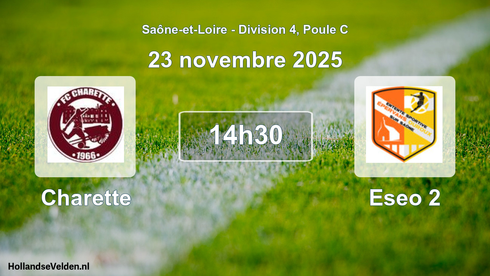 Scheduled Match: Charette - Eseo 2 (23 November 2025)