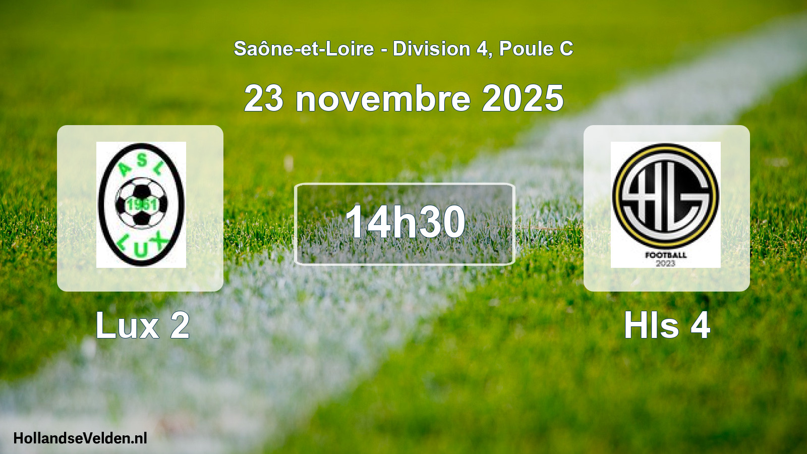 Scheduled Match: Lux 2 - Hls 4 (23 November 2025)