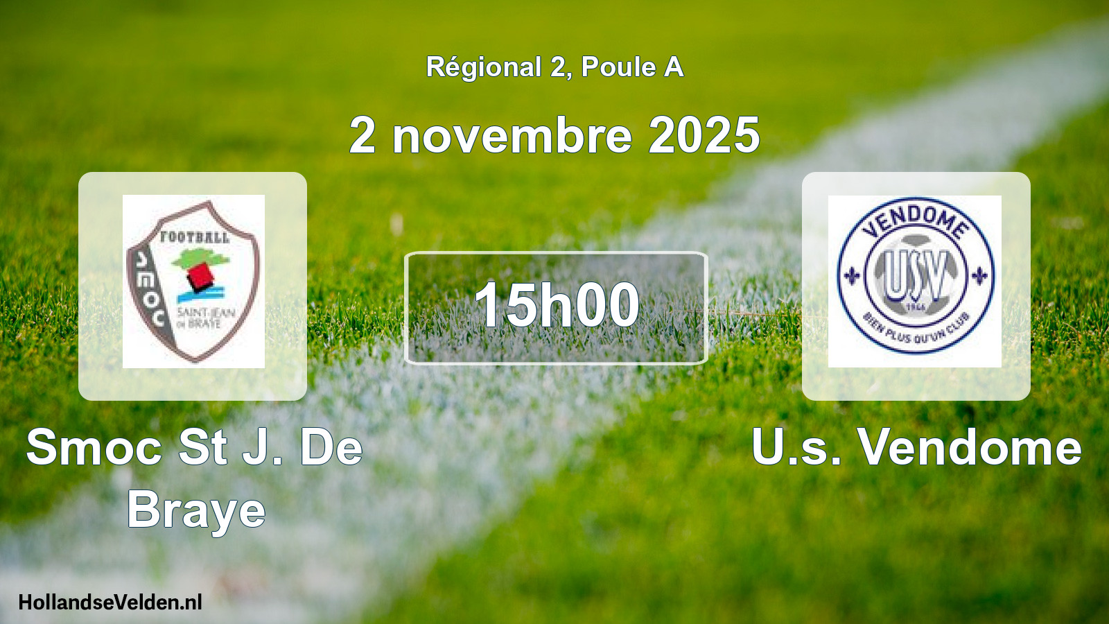 Scheduled Match: Smoc St J. De Braye - U.s. Vendome (2 November 2025)