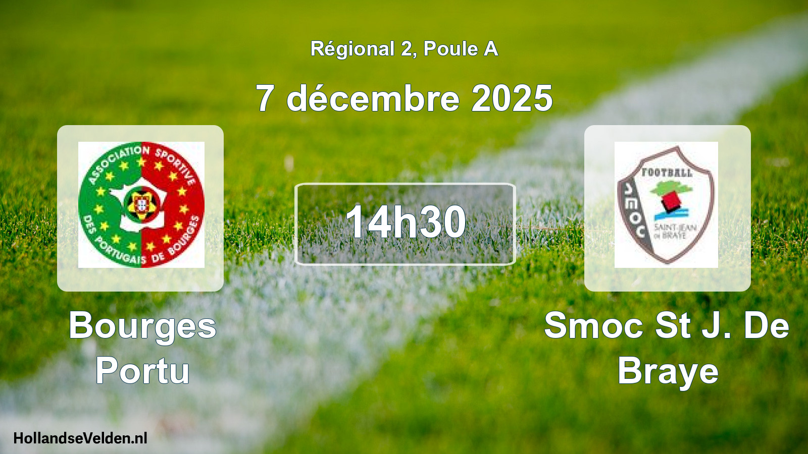 Geplande wedstrijd: Bourges Portu - Smoc St J. De Braye (7 décembre 2025)