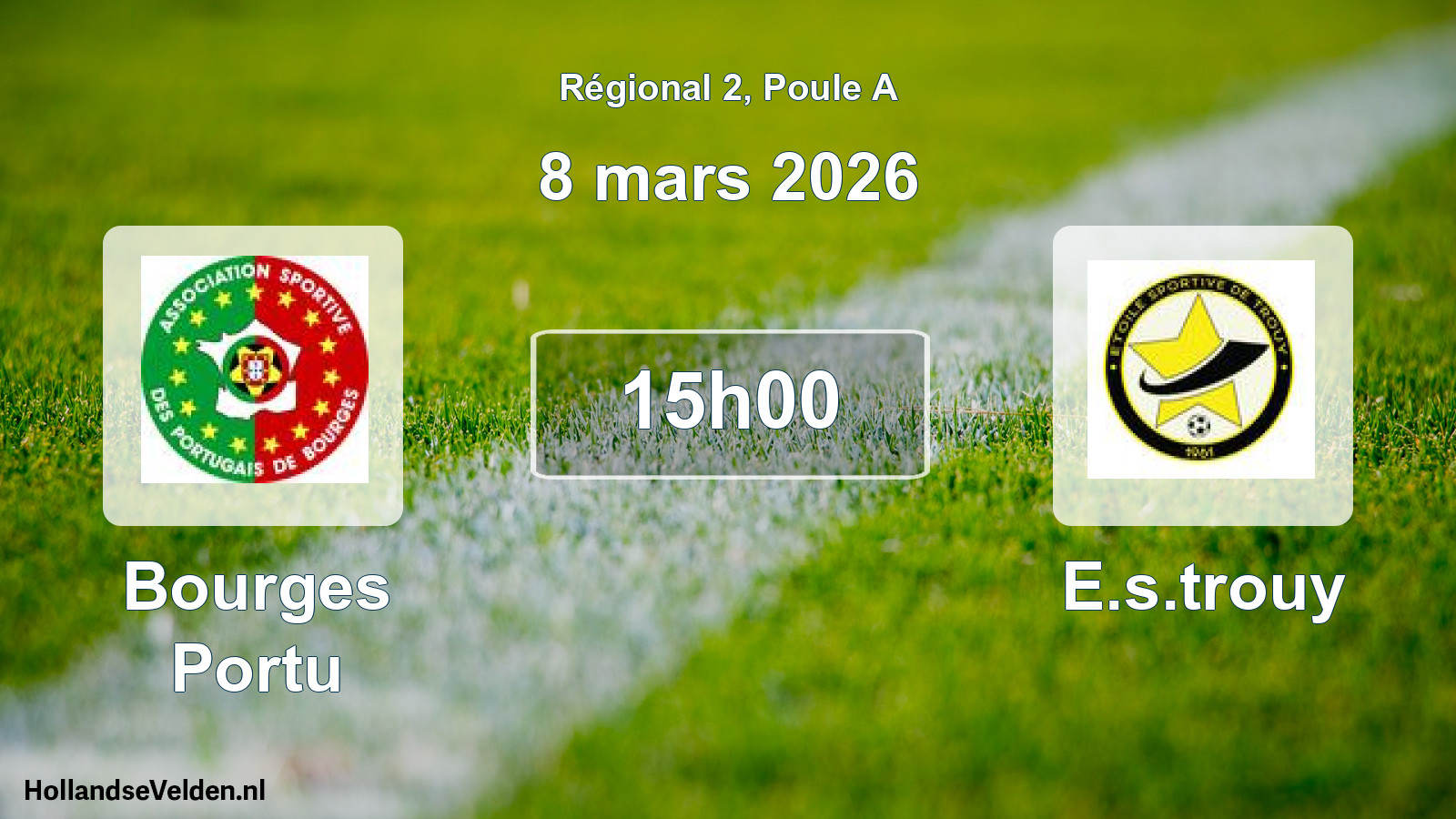 Scheduled Match: Bourges Portu - E.s.trouy (8 March 2026)