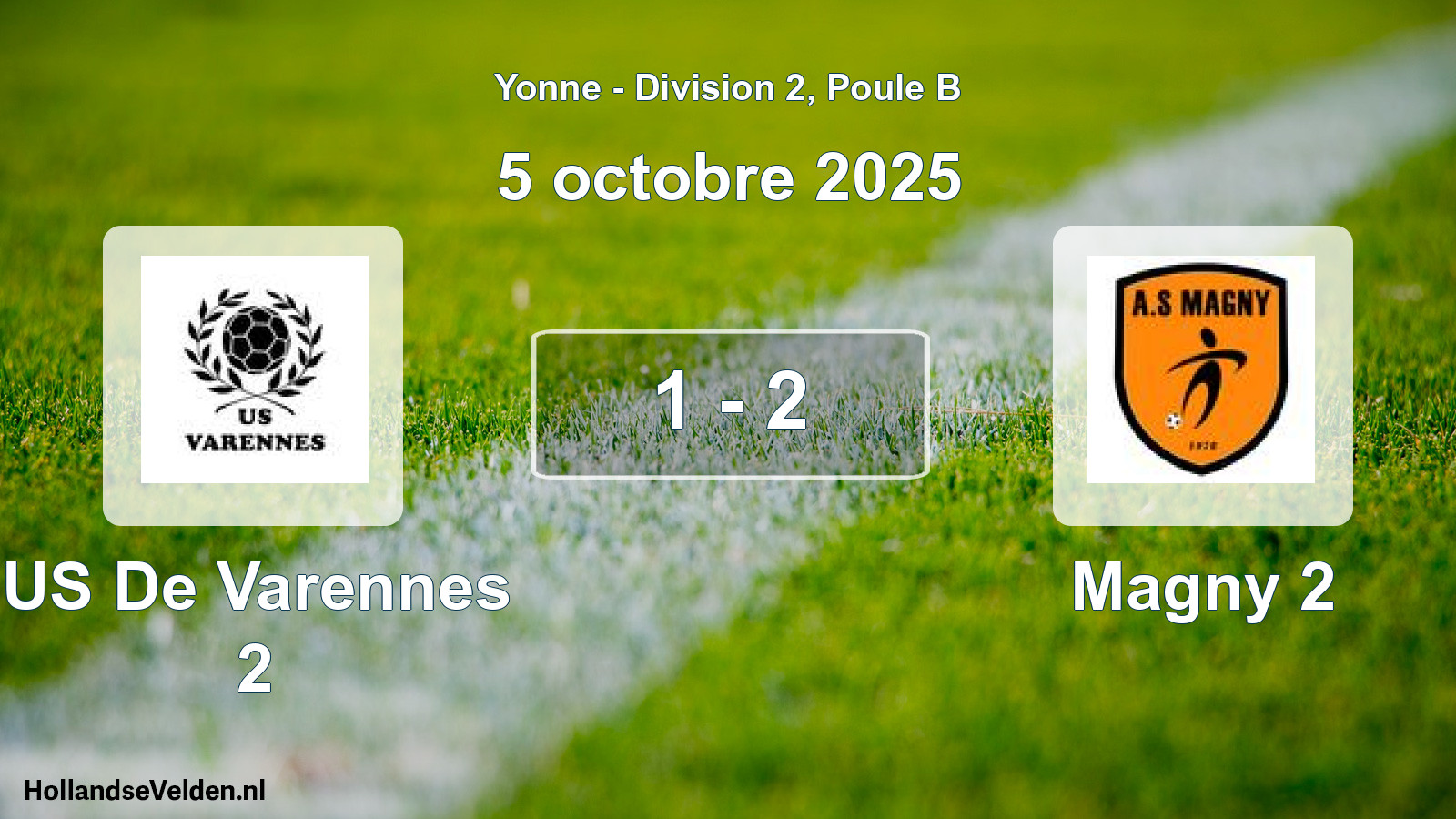 Gespeelde wedstrijd: US De Varennes 2 - Magny 2 1 - 2 (5 oktober 2025)