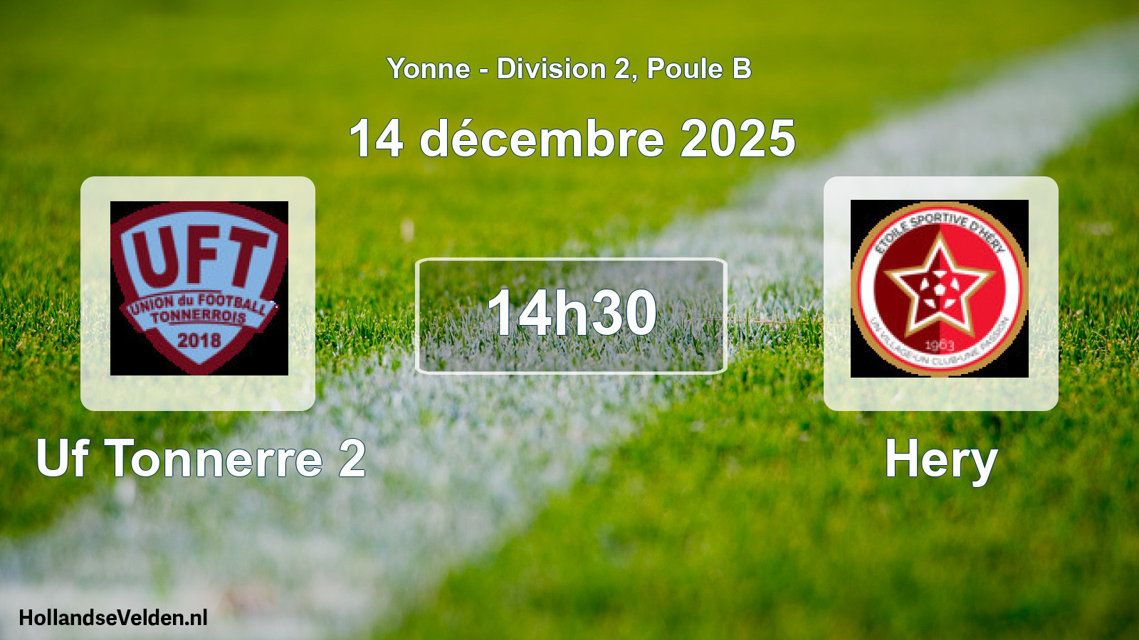 Scheduled Match: Uf Tonnerre 2 - Hery (14 December 2025)
