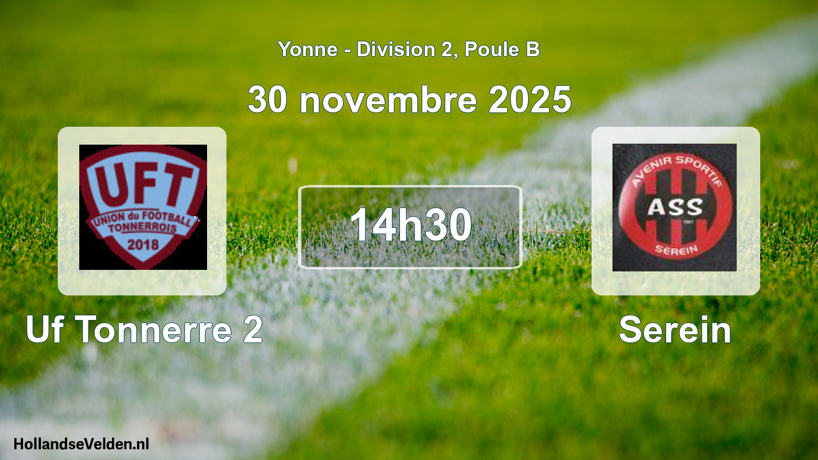Scheduled Match: Uf Tonnerre 2 - Serein (30 November 2025)