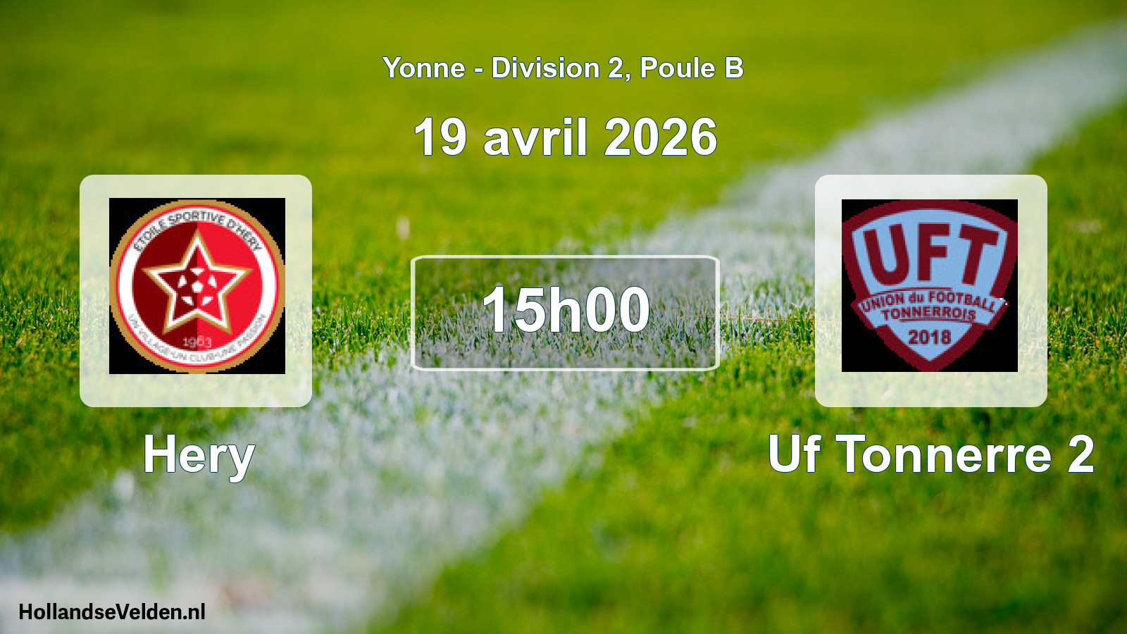 Scheduled Match: Hery - Uf Tonnerre 2 (19 April 2026)