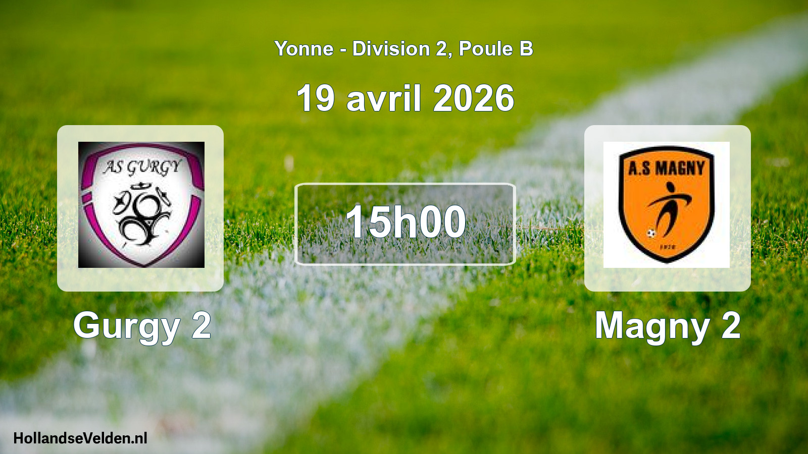 Scheduled Match: Gurgy 2 - Magny 2 (19 April 2026)
