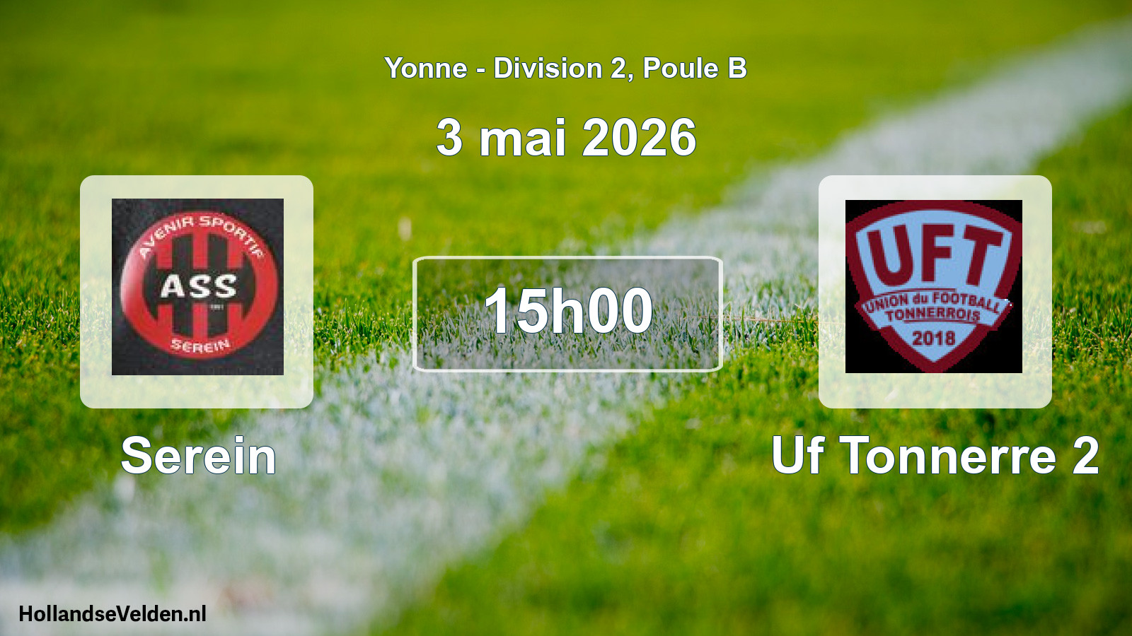 Scheduled Match: Serein - Uf Tonnerre 2 (3 May 2026)