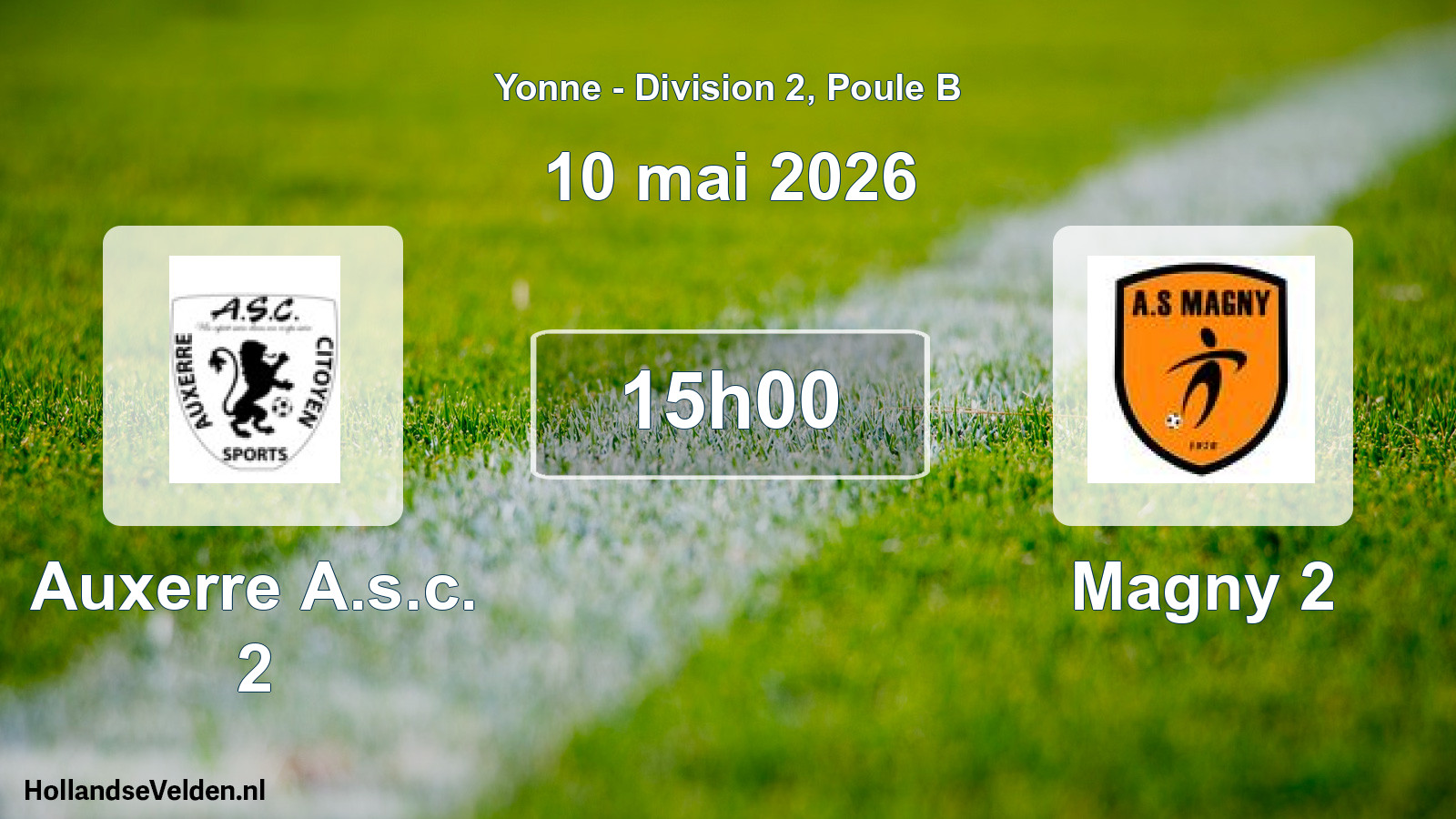 Scheduled Match: Auxerre A.s.c. 2 - Magny 2 (10 May 2026)
