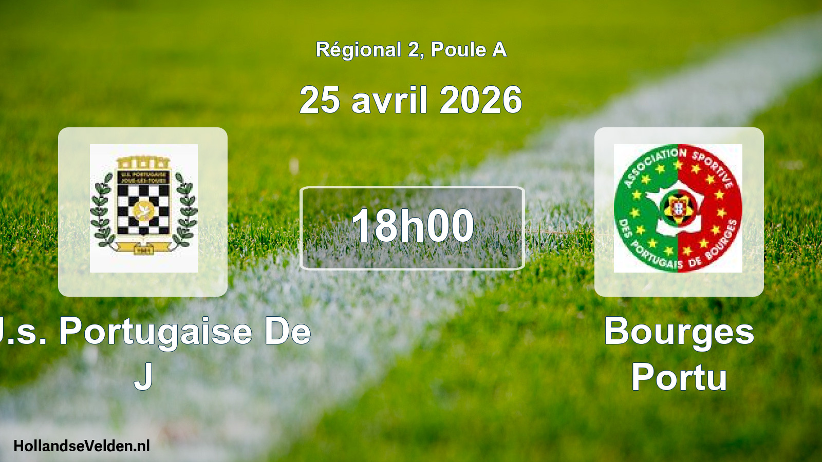 Scheduled Match: U.s. Portugaise De J - Bourges Portu (25 April 2026)