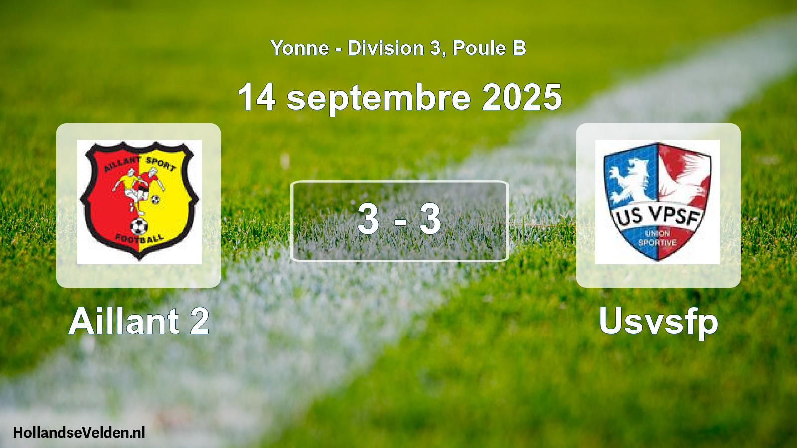 Total number of matches played: Aillant 2 - Usvsfp 3 - 3 (14 September 2025)