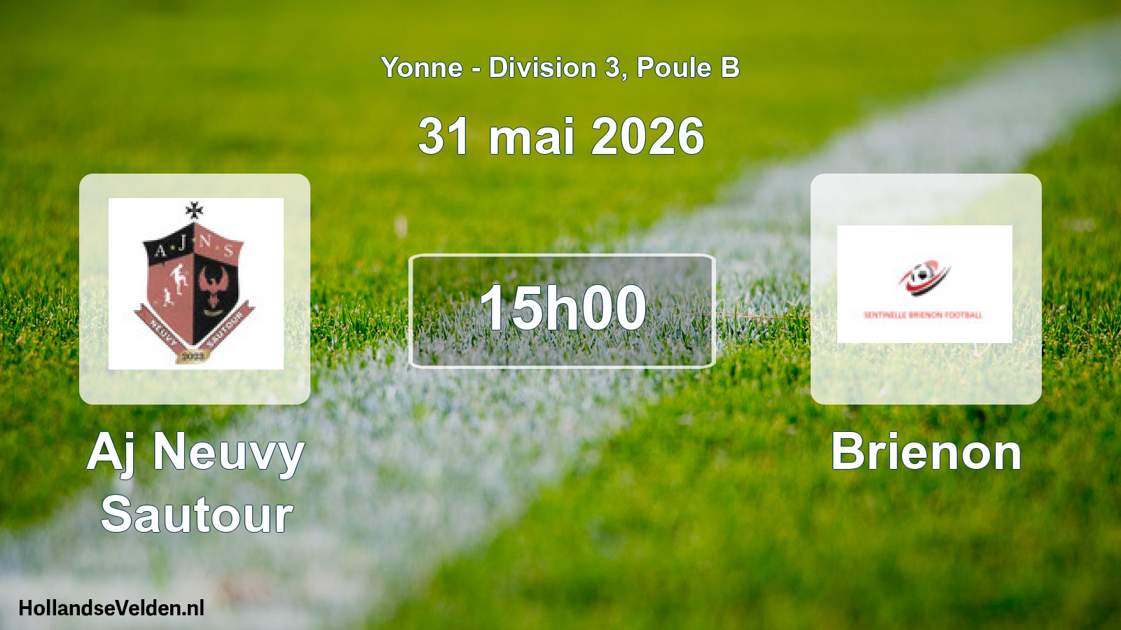Scheduled Match: Aj Neuvy Sautour - Brienon (31 May 2026)