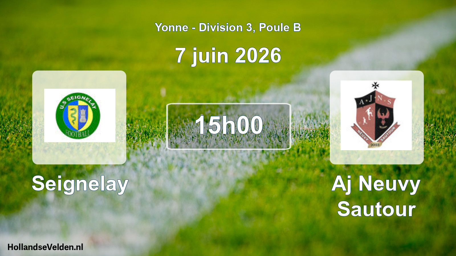 Scheduled Match: Seignelay - Aj Neuvy Sautour (7 June 2026)