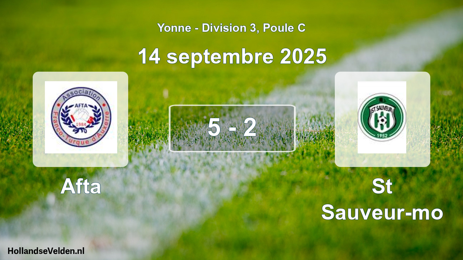 Match joué: Afta - St Sauveur-mo 5 - 2 (14 septembre 2025)