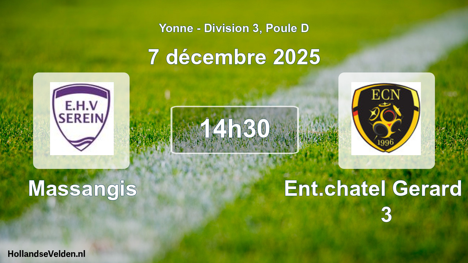 Scheduled Match: Massangis - Ent.chatel Gerard Et 3 (7 December 2025)