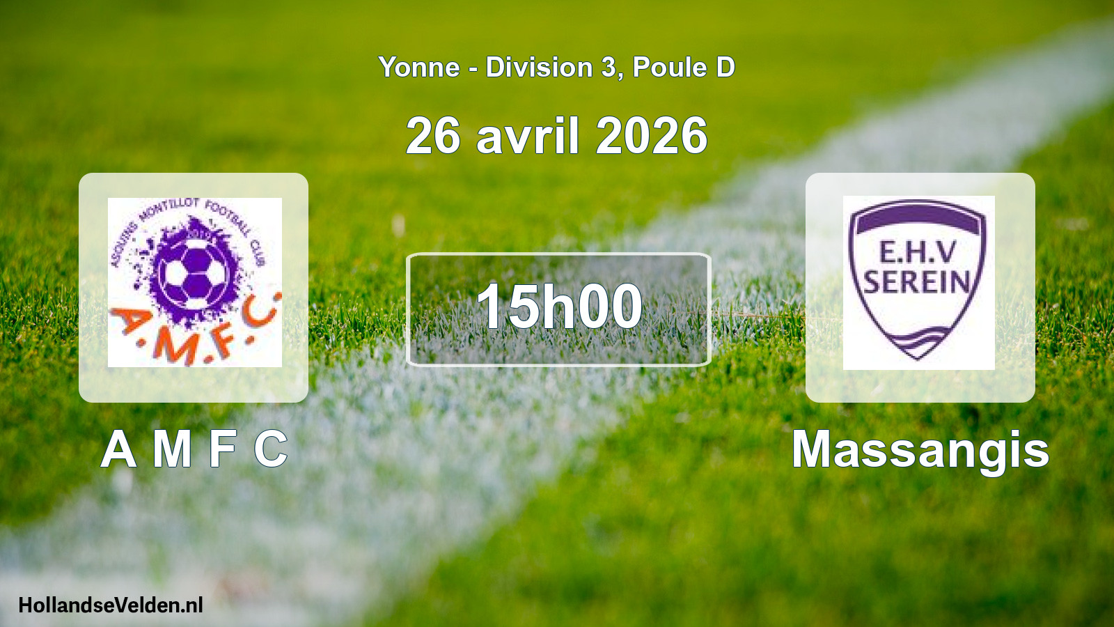 Scheduled Match: A M F C - Massangis (26 April 2026)