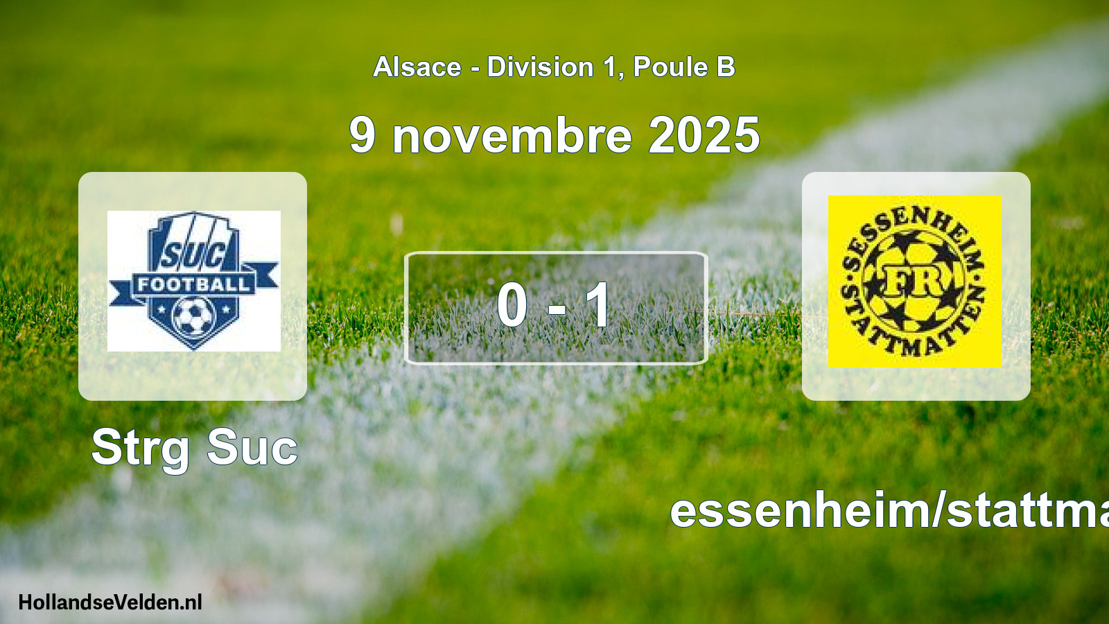 Total number of matches played: Strg Suc - Sessenheim/stattmatt 0 - 1 (9 November 2025)