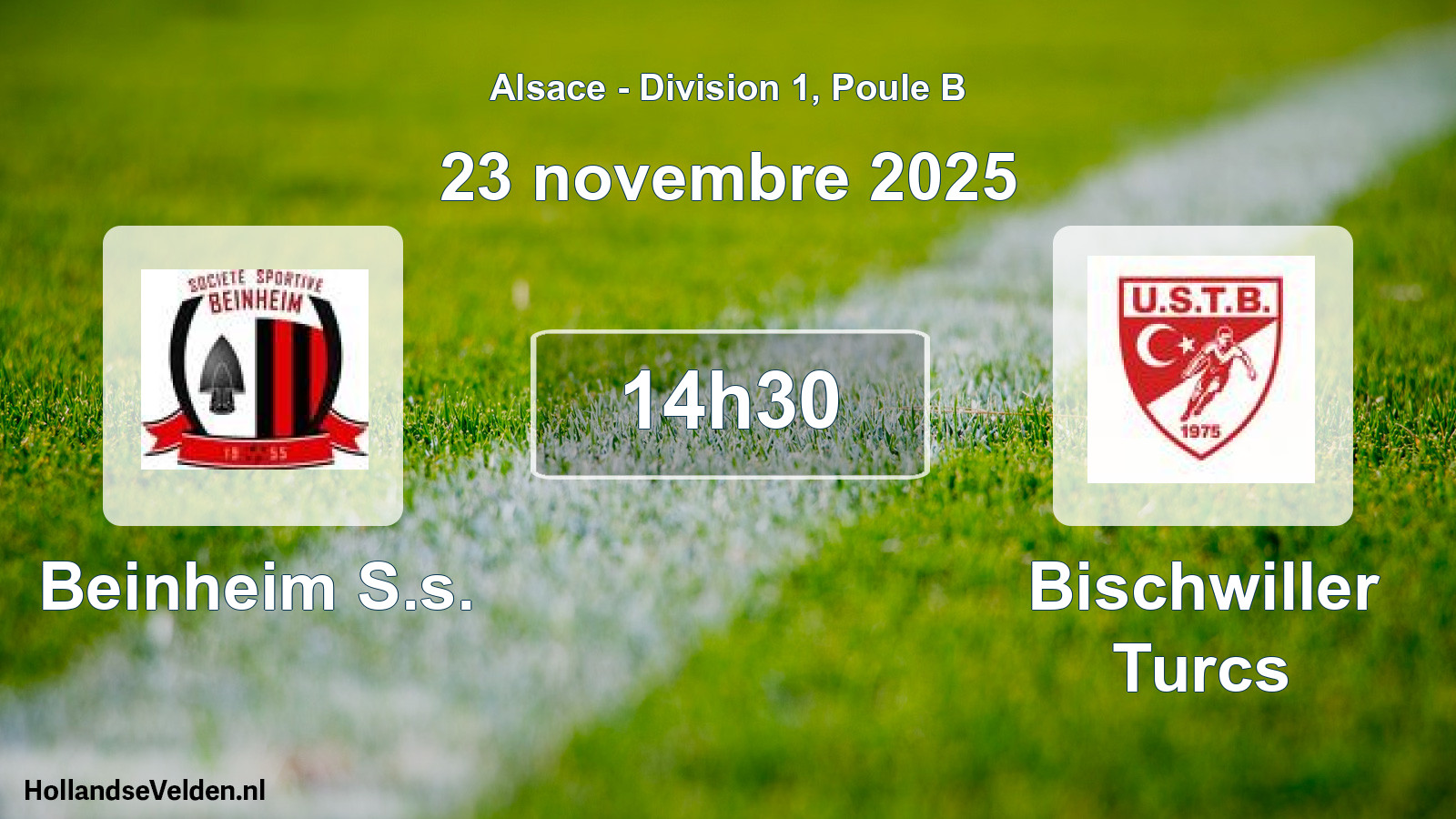 Scheduled Match: Beinheim S.s. - Bischwiller Turcs (23 November 2025)