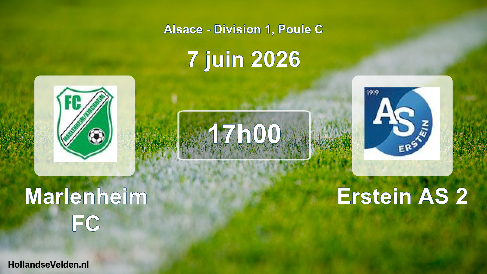 Scheduled Match: Marlenheim FC - Erstein AS 2 (7 June 2026)